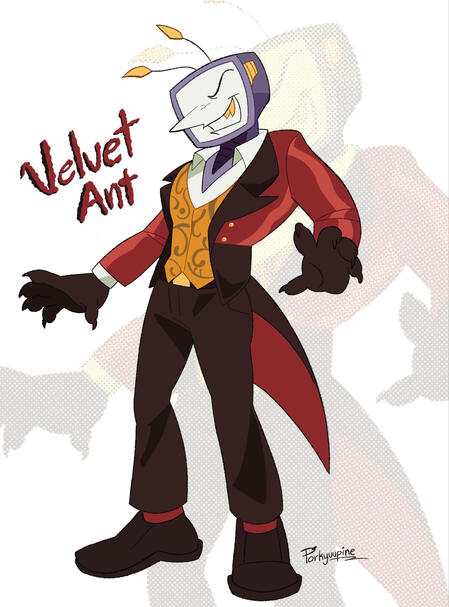 Commissioned from @Porkyuuuupine on Twitter